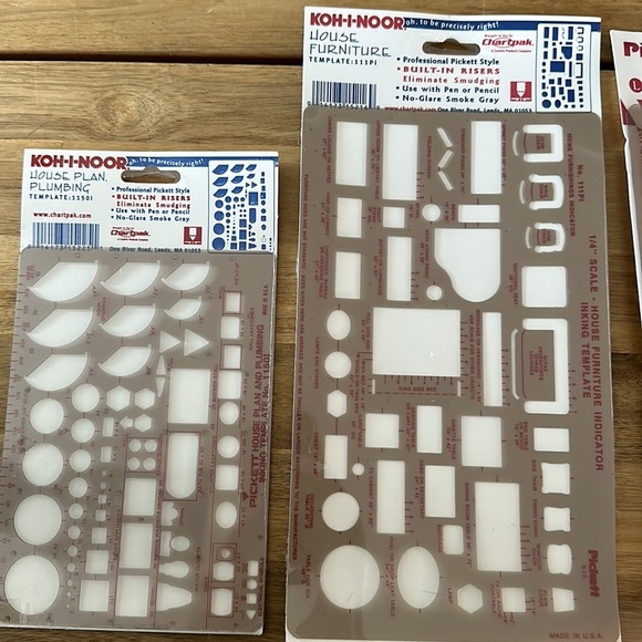 KOH-I-NOOR ⭐️  and PICKETT templates - Picture 5 of 6